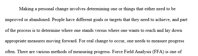 Force Field Analysis