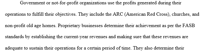 1.	Government and Not-For-Profit Organizations