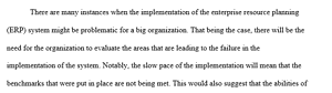 Implementation of enterprise resource planning systems
