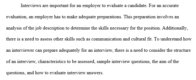 Interview Preparation