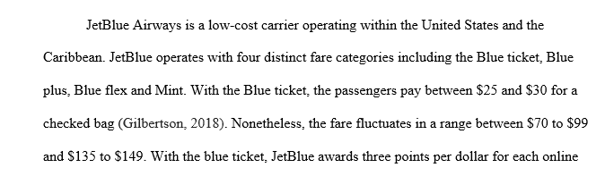 JetBlue Airways Case Analysis