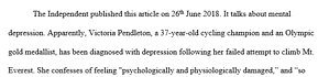 Mental Illness in the News