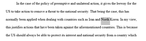 National security strategy