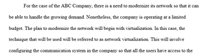Network Optimization
