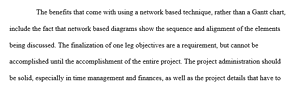 Network-based approach to project management