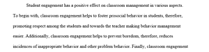 Personal experience with classroom management