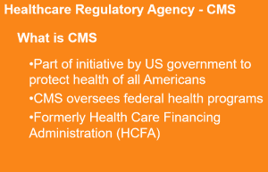 Regulatory agency healthcare emergency management standards