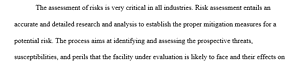 Risk assessment methodology