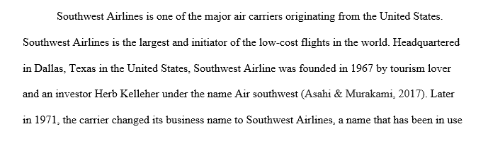 SWOT Analysis - Southwest Airlines