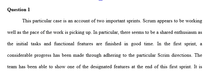  Scrum and Specific Cases