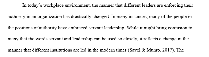 Servant Leadership