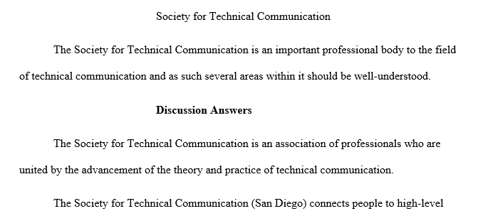 society-for-technical-communication-career-research