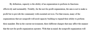 Strategies for not-for-profit and public health organizations
