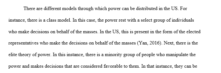 Theoretical models of political power