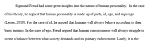 Theory of human personality