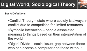 Use of Sociological Theory
