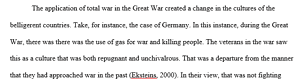 War and Culture