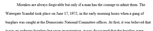 Watergate Scandal