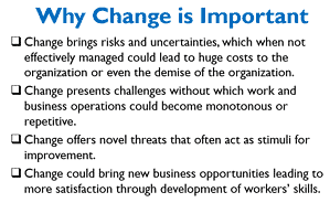 Why Change is Important