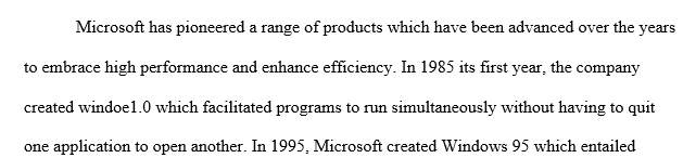 Evaluate Microsoft’s product and marketing evolution