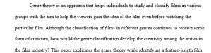 Genres and Genre Film