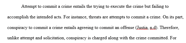 Inchoate Offenses