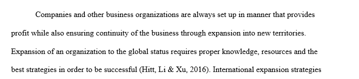 International Business Expansion