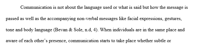Interpersonal Communication