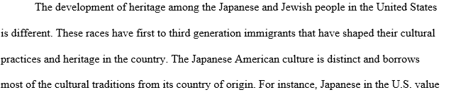 People of Japanese Heritage