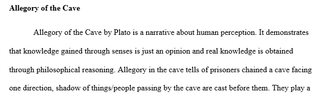 Plato's Allegory of the Cave