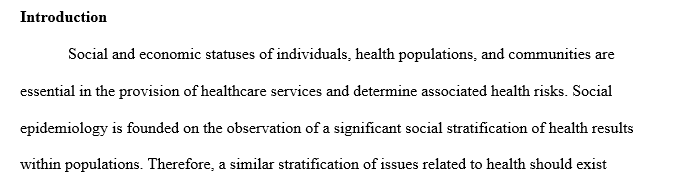 Social Determinants of Health