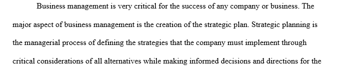 Strategic Plan for Harley Davidson Inc