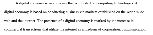 The major IT characteristics