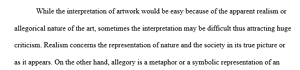 The topic of Realism