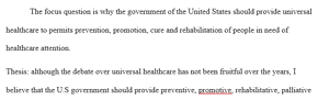 Universal Healthcare