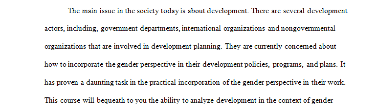 Gender Perspective a Face-to-Face Training