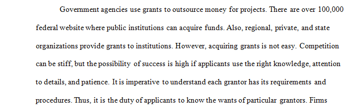 grant writing