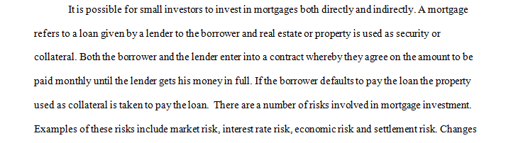 mortgages