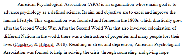 American Psychological Association 