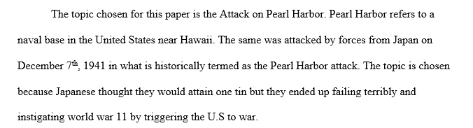 Attack on Pearl Harbor