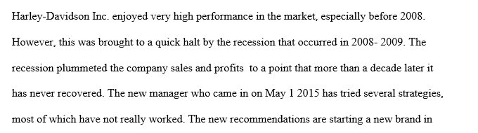 Harley-Davidson Inc. in May 2015