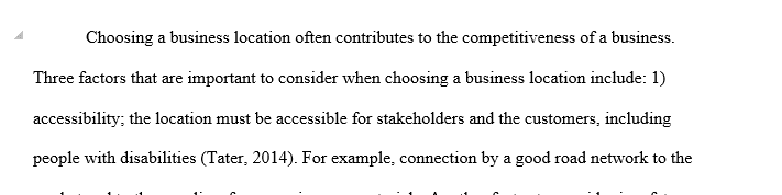 Competitive advantage