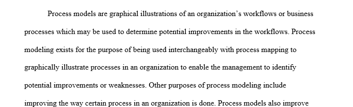 Differentiate between process models and data flow diagrams