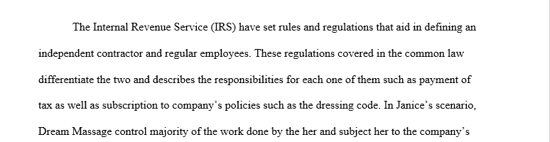 Employment classification and discrimination