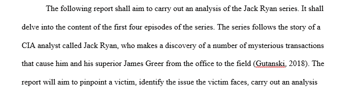 Episodes of Jack Ryan series