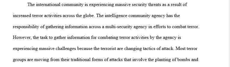 Intelligence community