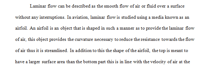 Laminar airfoil development