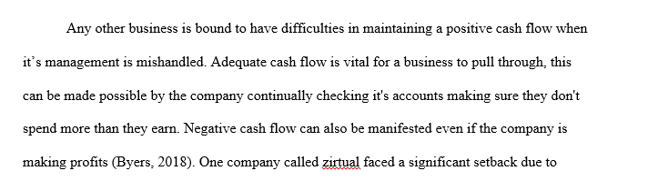 Positive Cash Flow