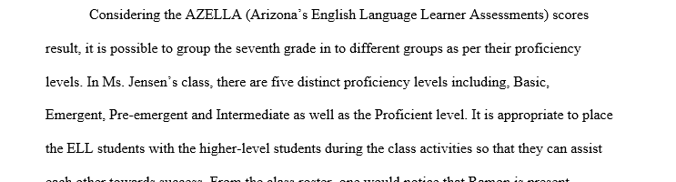 Proficiency level data