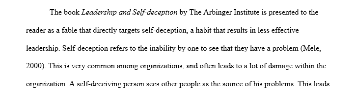 Self-deception